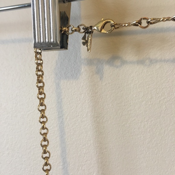 Royal Blue Stoned Chest Plate Necklace - Picture 4 of 5